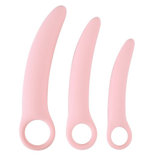SMILE - Vaginal Trainers - dildó szett - rózsaszín 3 részes