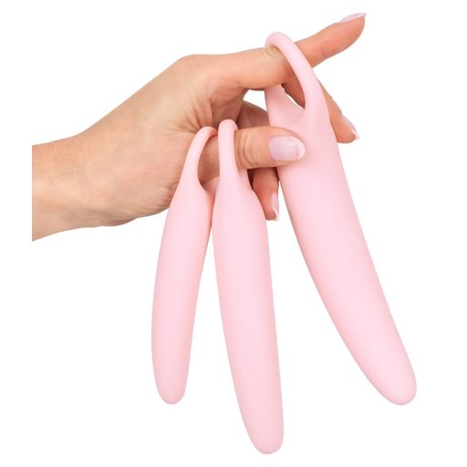 SMILE - Vaginal Trainers - dildó szett - rózsaszín 3 részes