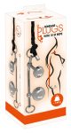 You2Toys Bondage Plugs - fém tágító gömbök 149g - ezüst You2Toys Bondage Plugs - fém tágító gömbök 149g - ezüst