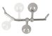 You2Toys Bondage Plugs - fém tágító gömbök 149g - ezüst