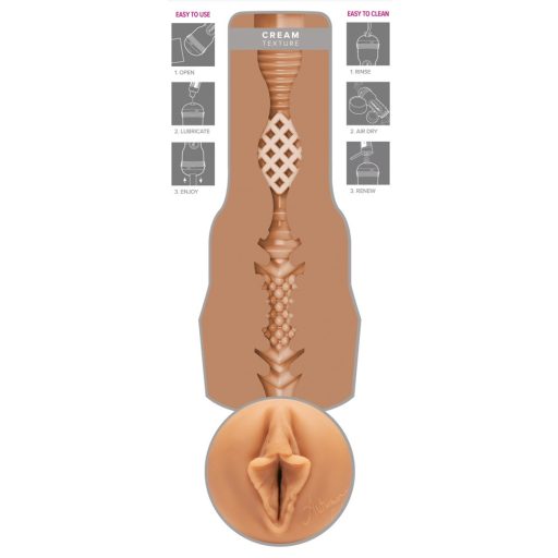 Fleshlight Autumn Falls Cream - élethű vagina natúr