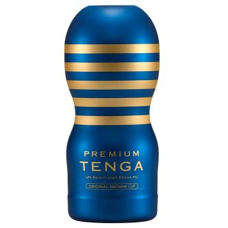 TENGA Premium Original - eldobható maszturbátor kék