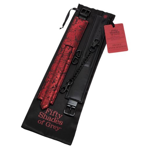 A szürke ötven árnyalata - boka bilincsek fekete-vörös