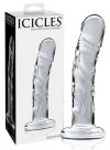 Icicles No. 62 - péniszes üveg dildó áttetsző Icicles No. 62 - péniszes üveg dildó áttetsző