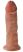 King Cock 9 - tapadótalpas élethű dildó 23cm - sötét natúr