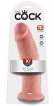 King Cock 10 - nagy tapadótalpas dildó 25cm - natúr King Cock 10 - nagy tapadótalpas dildó 25cm - natúr