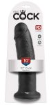 King Cock 10 - nagy tapadótalpas dildó 25cm - fekete King Cock 10 - nagy tapadótalpas dildó 25cm - fekete