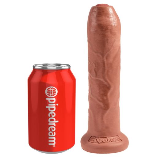 King Cock 7 Fitymanátor - élethű dildó 18cm - sötét natúr