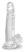 King Cock Clear 7 - tapadótalpas, herés dildó 18cm