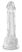 King Cock Clear 7 - tapadótalpas, herés dildó 18cm