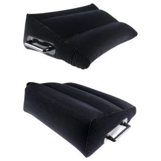   Fetish Fantasy - felfújható szexpárna kapaszkodóval (fekete)