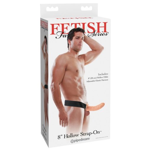 Fetish Fantasy - felcsatolható üreges dildó (natúr)