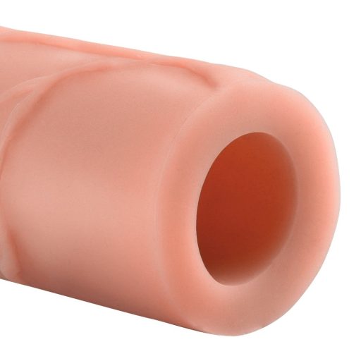 X-TENSION Perfect 1 - élethű péniszköpeny 17,7cm - natúr