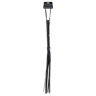 Fetish Fantasy Deluxe Cat-O-Nine - korbács 65cm - fekete