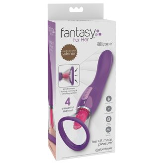 Fantasy - akkus, 3in1 vibrátor lila