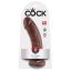 King Cock 8 dildó 20cm - barna