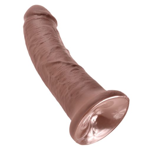 King Cock 8 dildó 20cm - barna