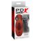 PDX Double Stroker - 2in1 élethű maszturbátor barna