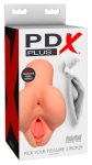 PDX Pick Your Pleasure Stroker - 2in1 élethű maszturbátor natúr PDX Pick Your Pleasure Stroker - 2in1 élethű maszturbátor natúr