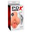 PDX Pick Your Pleasure Stroker - 2in1 élethű maszturbátor natúr