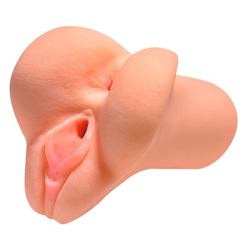 PDX Pick Your Pleasure Stroker - 2in1 élethű maszturbátor natúr