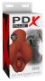   PDX Pick Your Pleasure Stroker - 2in1 élethű maszturbátor (barna)