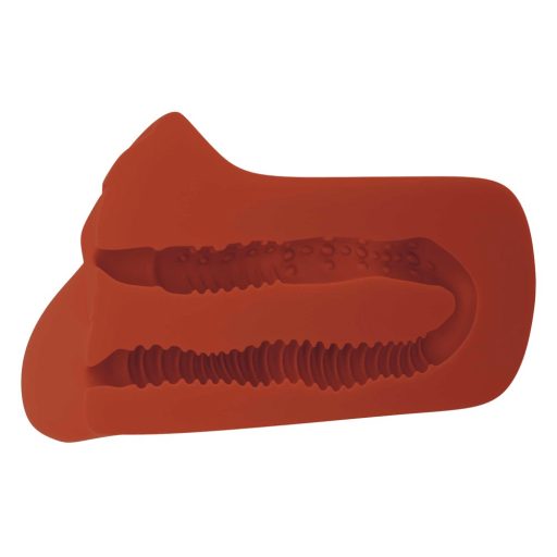 PDX Pick Your Pleasure Stroker - 2in1 élethű maszturbátor barna