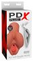   PDX Pick Your Pleasure Stroker - 2in1 élethű maszturbátor (sötét natúr)