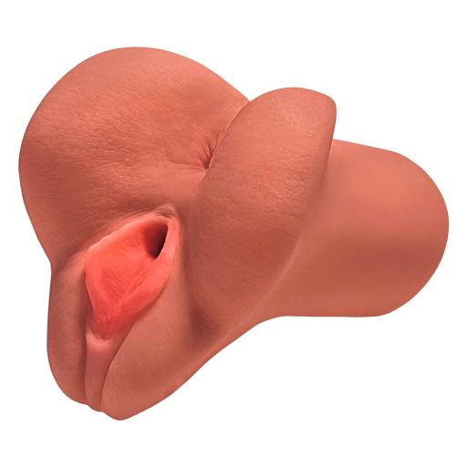 PDX Pick Your Pleasure - 2in1 punci és popsi maszturbátor natúr