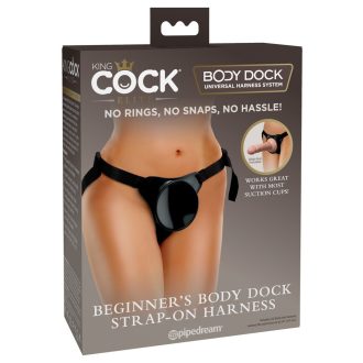 King Cock Elite Beginner's Body Dock - felcsatolható alsó fekete