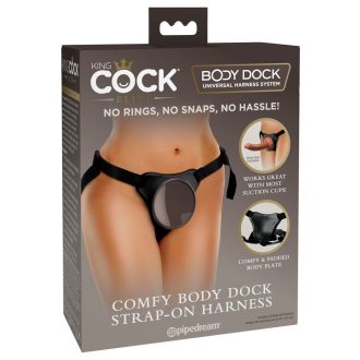 King Cock Elite Comfy Body Dock - felcsatolható alsó barna