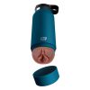 Fuck Flask Private Pleaser - műpunci kulacsban kék-barna Fuck Flask Private Pleaser - műpunci kulacsban kék-barna