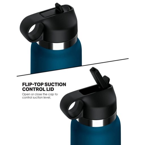 Fuck Flask Private Pleaser - műpunci kulacsban kék-barna