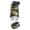 Fap Flask Happy Camper - maszturbátor kulacsban zöld-fekete