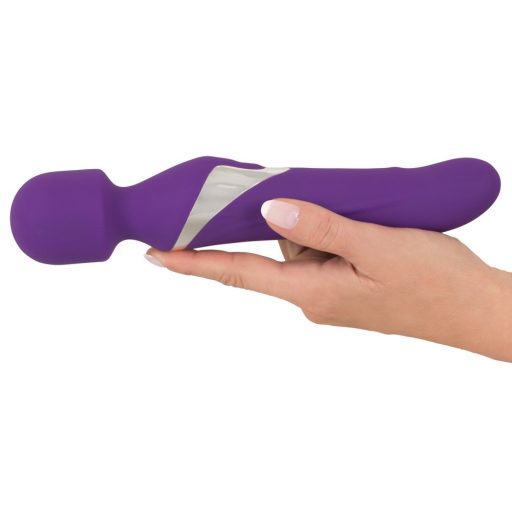 Javida Wand & Pearl - 2in1 masszírozó vibrátor lila