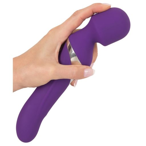 Javida Wand & Pearl - 2in1 masszírozó vibrátor lila