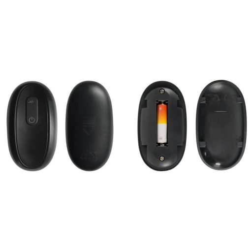 Rebel - akkus, rádiós vibrációs péniszköpeny fekete