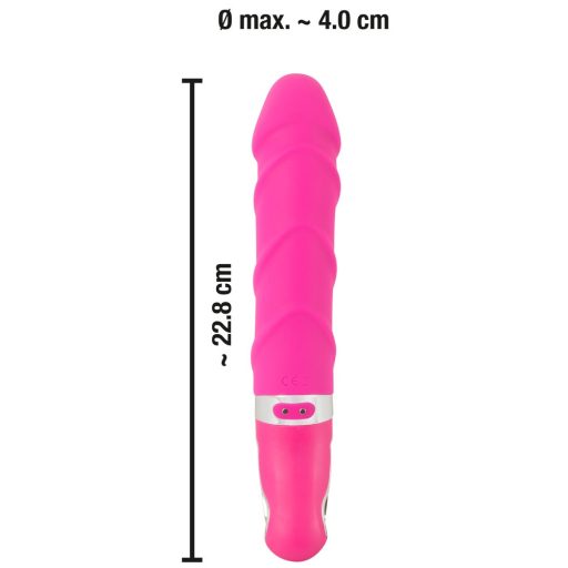 SMILE Soft - akkus, melegítős vibrátor pink