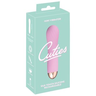 Cuties Mini - akkus, vízálló, spirális vibrátor pink