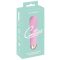 Cuties Mini - akkus, vízálló, spirális vibrátor pink