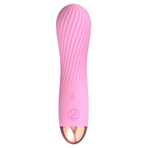 Cuties Mini - akkus, vízálló, spirális vibrátor pink