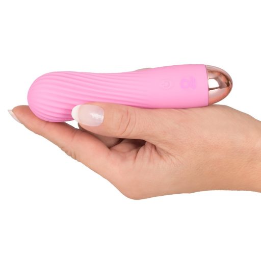 Cuties Mini - akkus, vízálló, spirális vibrátor pink