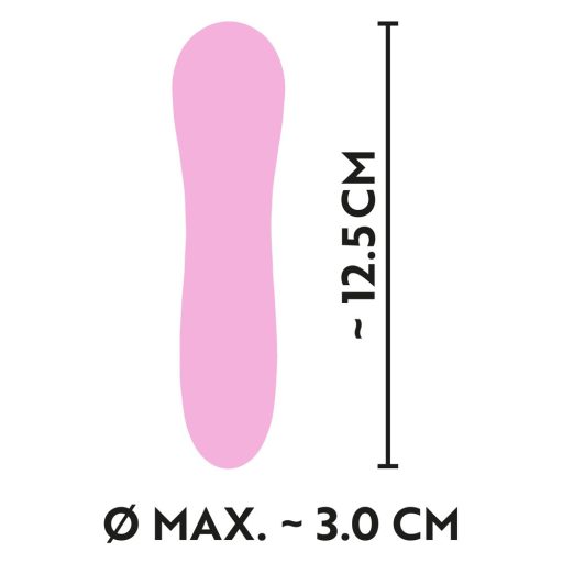 Cuties Mini - akkus, vízálló, spirális vibrátor pink