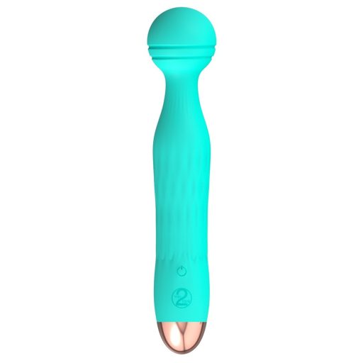 Cuties Mini Wand - akkus, vízálló, masszírozó vibrátor zöld