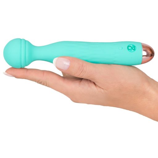 Cuties Mini Wand - akkus, vízálló, masszírozó vibrátor zöld