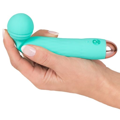 Cuties Mini Wand - akkus, vízálló, masszírozó vibrátor zöld