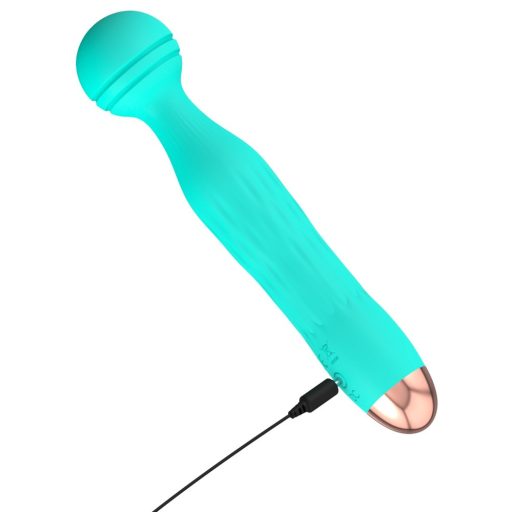 Cuties Mini Wand - akkus, vízálló, masszírozó vibrátor zöld