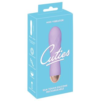 Cuties Mini - akkus, vízálló, rácsos vibrátor lila