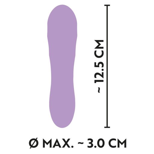 Cuties Mini - akkus, vízálló, rácsos vibrátor lila