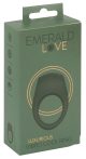   Emerald Love - akkus, vízálló vibrációs péniszgyűrű (zöld)